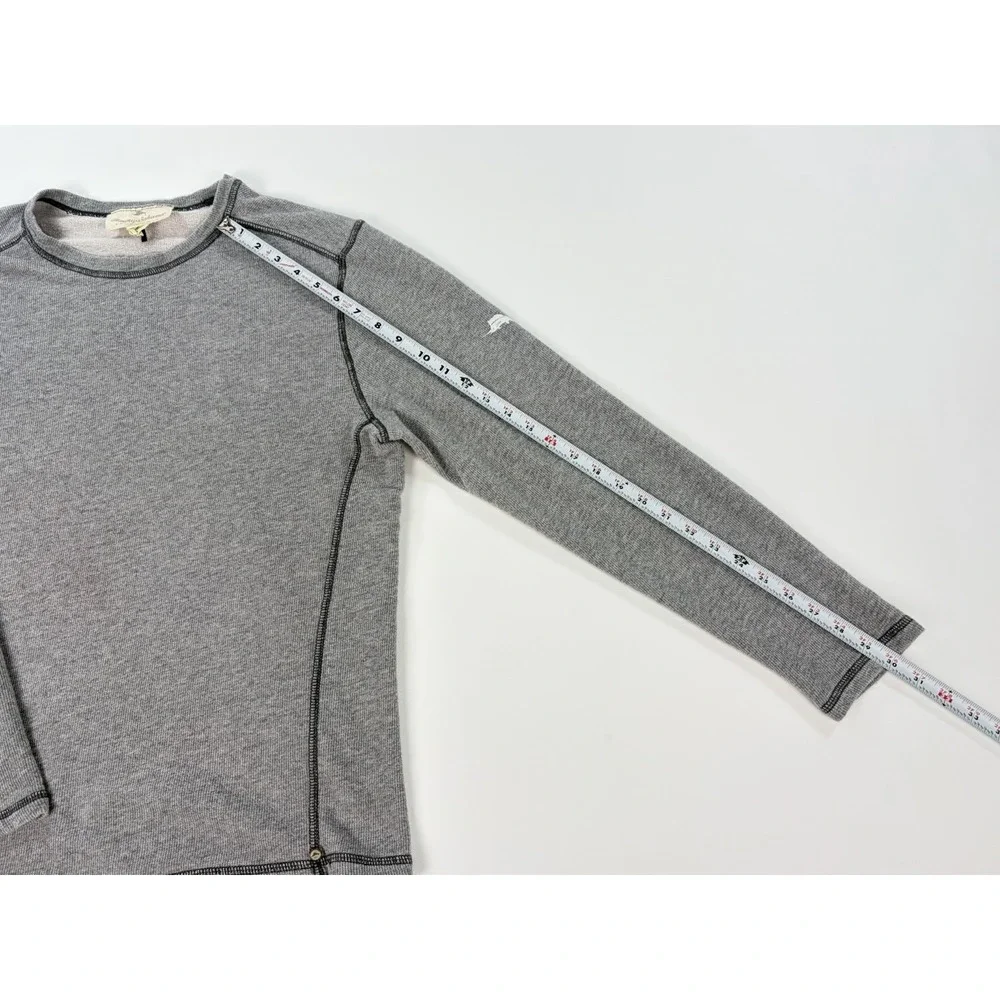 Tommy Bahama Reversible Long Sleeve Thermal Shirt Gray Men's Large Sleepwear